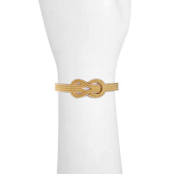 Monet Jewelry Gold Tone Bangle Bracelet - Picture 4 of 6